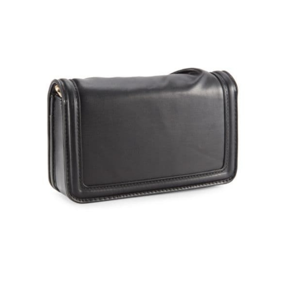 Badgley Mischka Pleated Crossbody bag, Wine - Picture 4 of 6